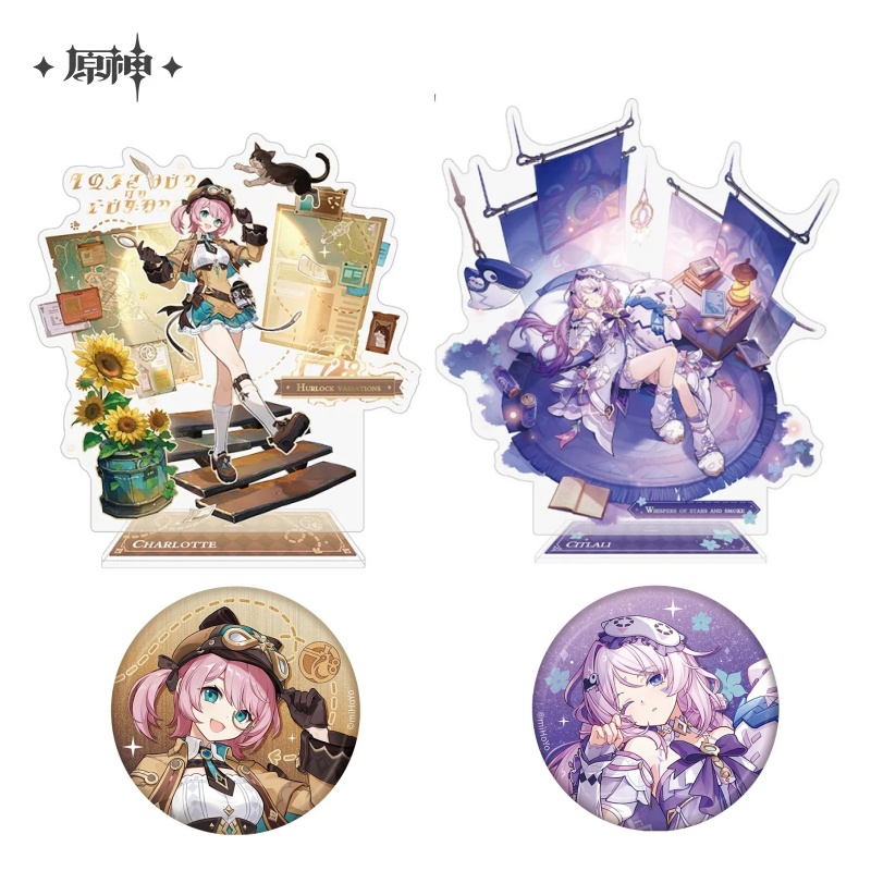 Official Genshin Impact Licens - đánh giá và giá Charlotte Anime Merchandise