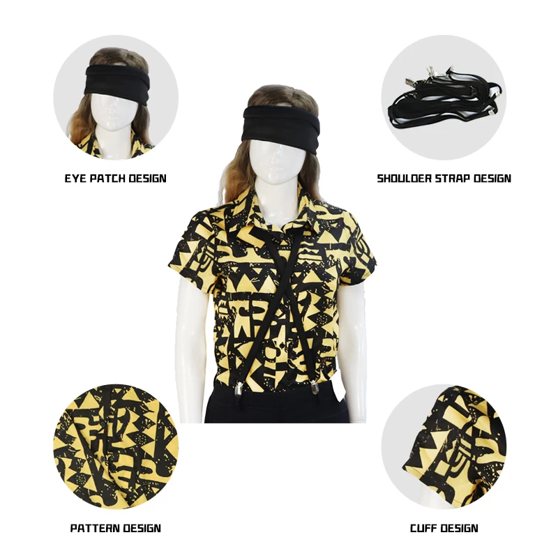 Eleven Yellow Shirt Belts Cosp - đánh giá và giá Anime Merchandise For Women